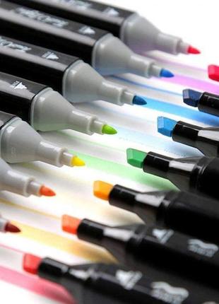 Двусторонние маркеры touch 168 шт, набор скетч-маркеров для рисования, набор...