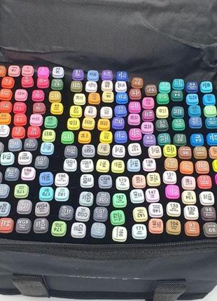 Двусторонние маркеры touch 168 шт, набор скетч-маркеров для рисования, набор...