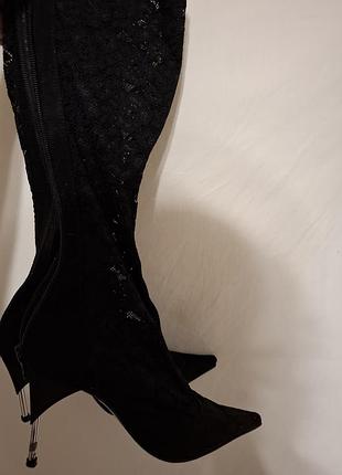 Ажурные сапожки