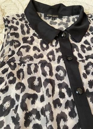 Блуза с леопардовым принтом4 фото