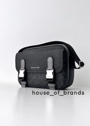 Michael kors hudson crossbody bag мужская брендовая кожаная сумочка сумка кроссбоди оригинал кожа мишель корс майкл корс на подарок мужу подарок парню