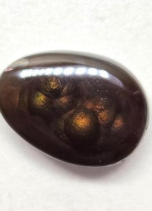 Огненный агат – плоская вставка для создания ювелирных украшений 6,6 ct