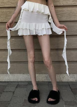 Юбка асимметричная, юбка с деталями, farycore, фейрикор, альт, винтажная юбка