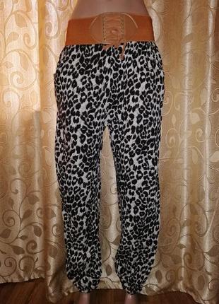 💜💜💜легкие "леопардовые" женские штаны, брюки💜💜💜5 фото