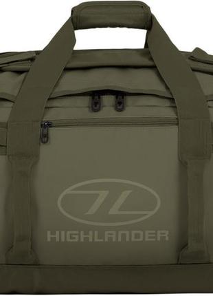 Сумка дорожня водозахисна highlander storm kitbag 65l olive (db123-og)2 фото