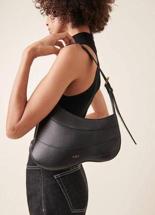 Сумка alaia черная серая