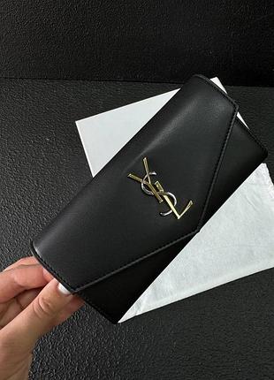 Гаманець жіночий шкіряний в стилі ysl / кошелек женский кожаный в стиле ysl