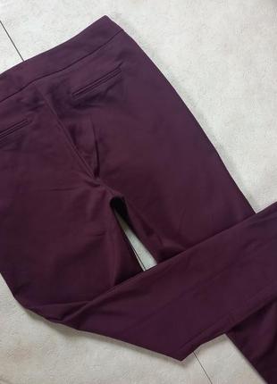 Зауженные коттоновые штаны брюки скинни с высокой талией f&f, 12 размер.6 фото