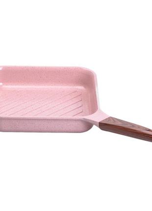 Высококачественная сковорода-гриль mgc алюминиевая 2,5 л с антипригарным...