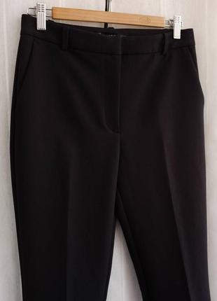 Черные прямые брюки от mango размер xs-s2 фото