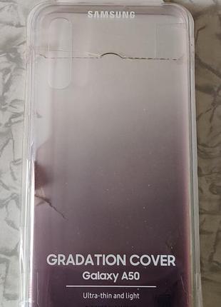 Чохол samsung galaxy a50 gradation cover black