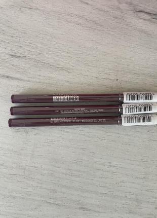 Maybelline new york tattoo liner гелевый карандаш для век3 фото