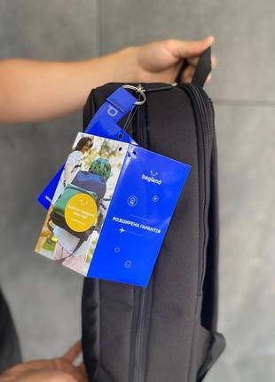 Рюкзак из ткани для ноутбука bagland, синий6 фото