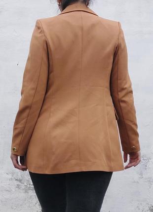 Жіночий піджак карамельного кольору, розмір s-m3 фото