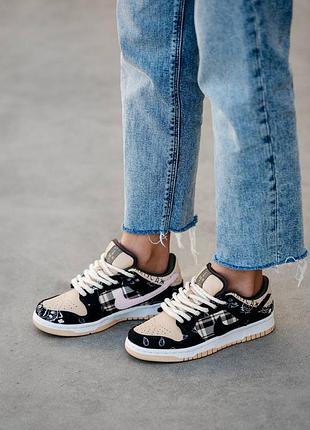nike snake sb dunk low x travis scott🤍2 фото
