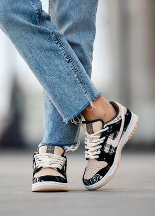 nike snake sb dunk low x travis scott🤍5 фото