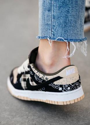 nike snake sb dunk low x travis scott🤍7 фото