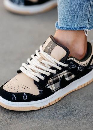 nike snake sb dunk low x travis scott🤍6 фото