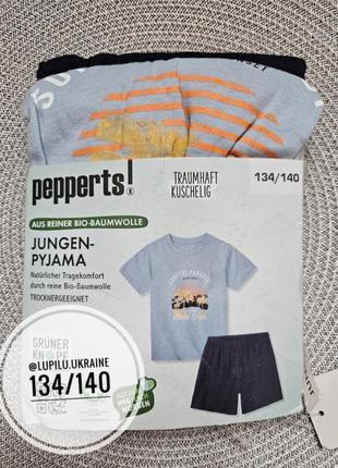 Pepperts піжама на хлопчика 134/140 пижама на малтчика шорты футболка комплект