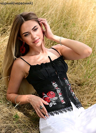 Вишиванка корсет s,м