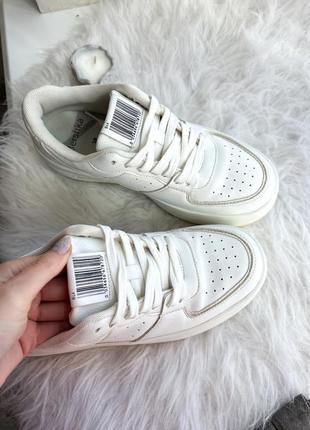 Идеальные белые кроссовки на платформе bershka y2k4 фото