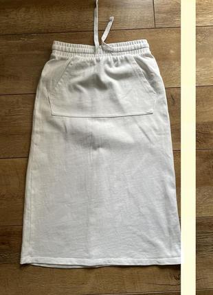 Юбка белая