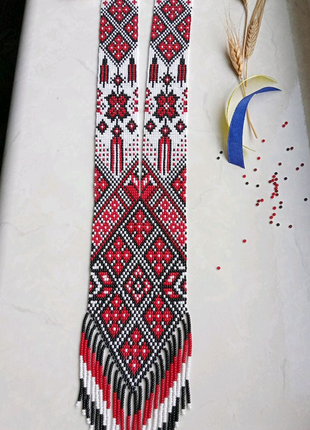 Ґердан гердан ґердани гердани прикраси із бісеру намисто кольє