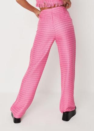 Ярко розовые прямые брюки от missguided2 фото