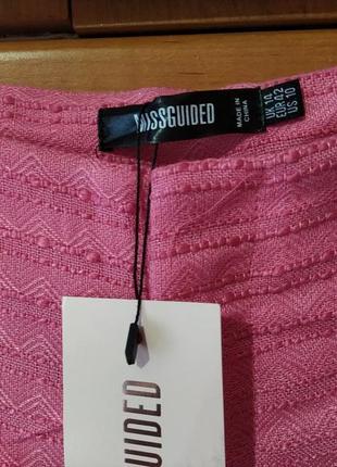 Ярко розовые прямые брюки от missguided7 фото