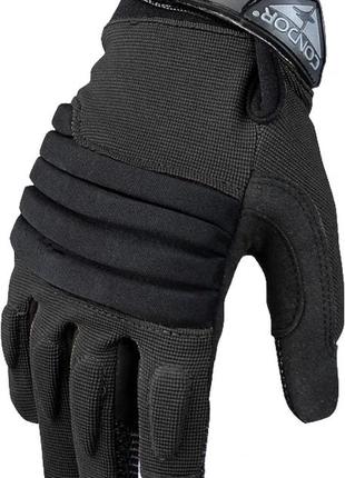 Перчатки condor stryker padded knuckle glove. black