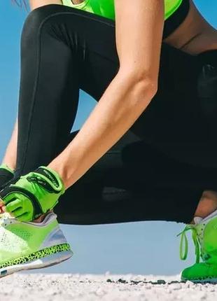 Перчатки для фитнеса powerplay 1729 размер м зеленые