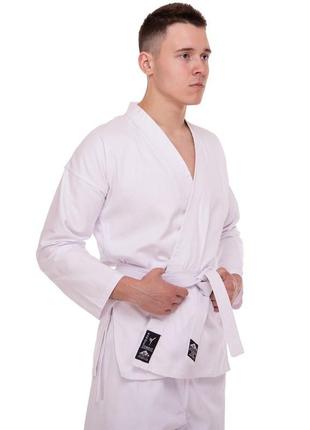 Кимоно для карате matsa ma-0016 180 см белый