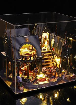 Румбокс магічний дім луни luna magic house roombox diy house es-011 + купол