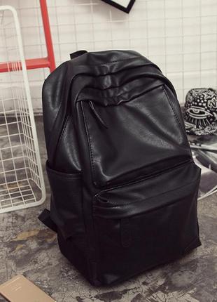 Чоловічий рюкзак з екошкіри2 фото