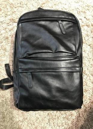 Чоловічий рюкзак з екошкіри7 фото