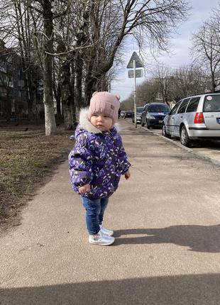 Куртка на дівчинку 80 розмір.