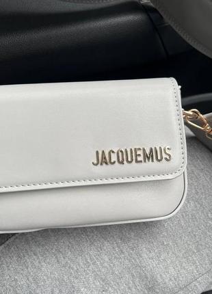 Серая женская сумка jacquemus2 фото