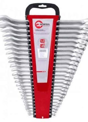 Набір ключів комбінованих, 25шт. 6-32 мм ht-1205 тм intertool
