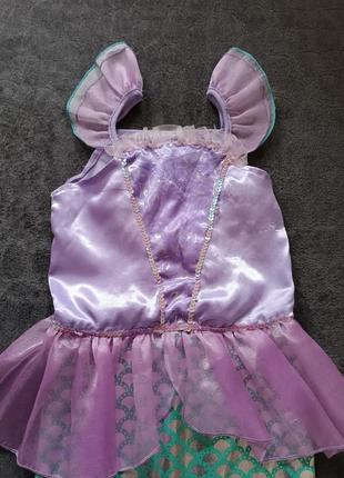 Карнавальна сукня русалки на дівчинку 6-7 років зріст 120 см2 фото