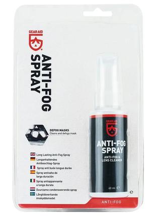 Спрей анти-фог для очков и линз от запотевания gear aid anti-fog 60 мл