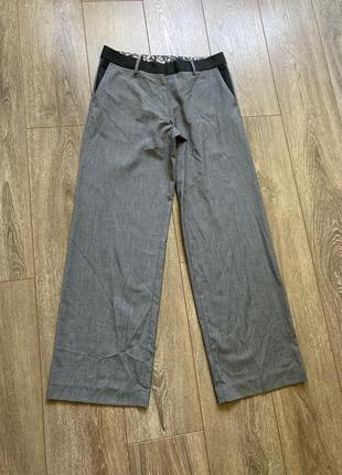 Next 10r/38r новые базовые деловые легкие широкие брюки брюки с внутренними карманами5 фото
