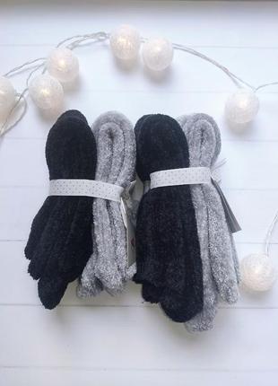 Теплые плюшевые женские носки 35-38, 39/42 esmara носки