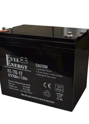 Акумулятор 12в 70 аг для дбж full energy fep-1270