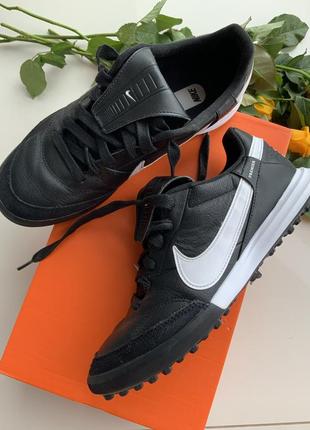 Nike футбольні бутси сороконіжки 40 преміум шкіра