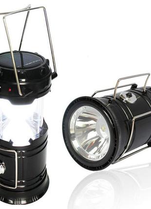 Кемпинговый фонарик с солнечной панелью