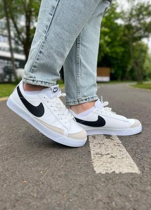 Чоловічі кросівки nike blazer low vintage white2 фото