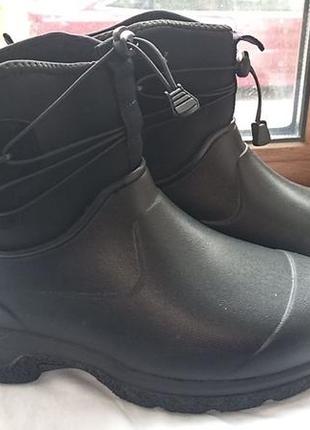 Мужские ботинки для дождя, слякоти, мокрого снега р. 43-43,5 / резиновые сапоги