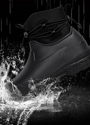 Мужские ботинки для дождя, слякоти, мокрого снега р. 43-43,5 / резиновые сапоги