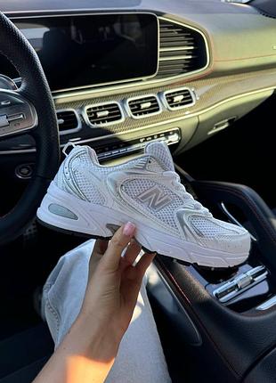 New balance 530 silver white кросівки