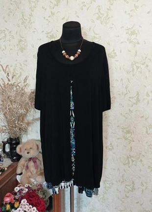 Блуза туника батал uk22/24